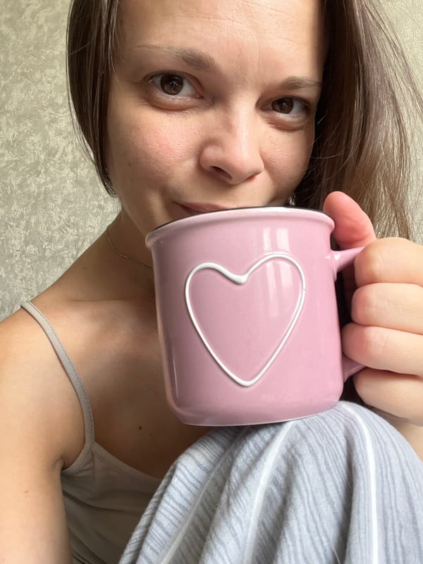 Quiet morning coffee moment in Tolyatti