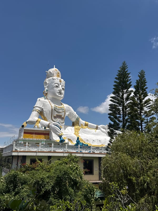 Buddhist temple complex tour in Da Lat, Vietnam