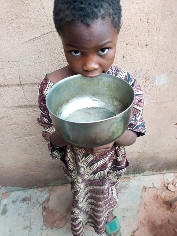 Everyday life in a Gombe, Nigeria residential neighborhood