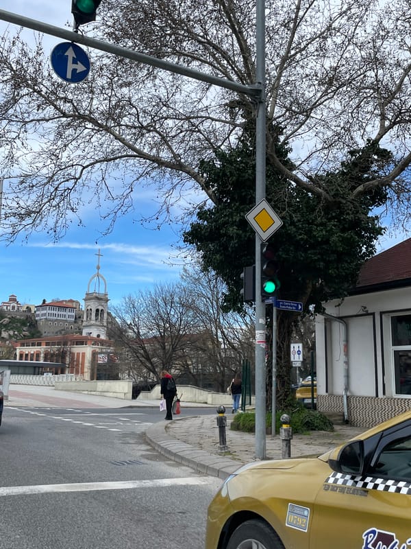 Green traffic light observed with road signs in Plovdiv