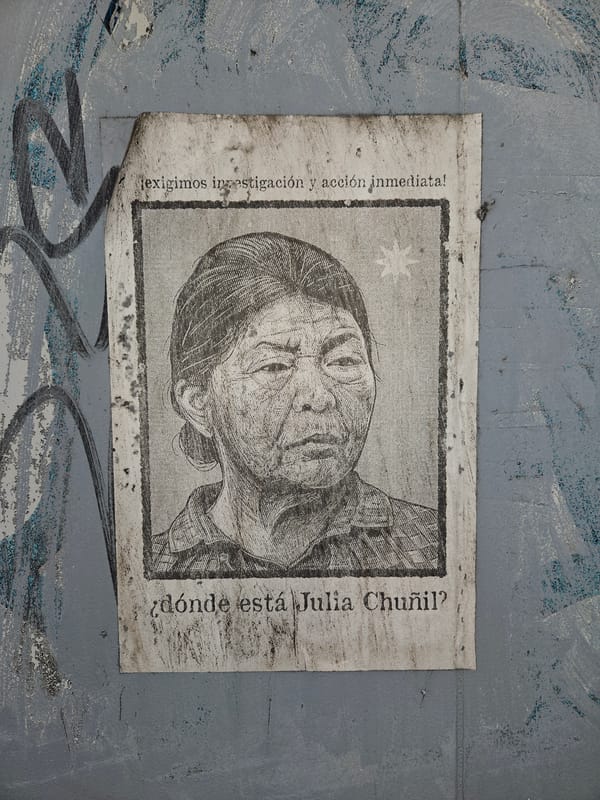 Street art and aging fliers documented in Osorno, Chile