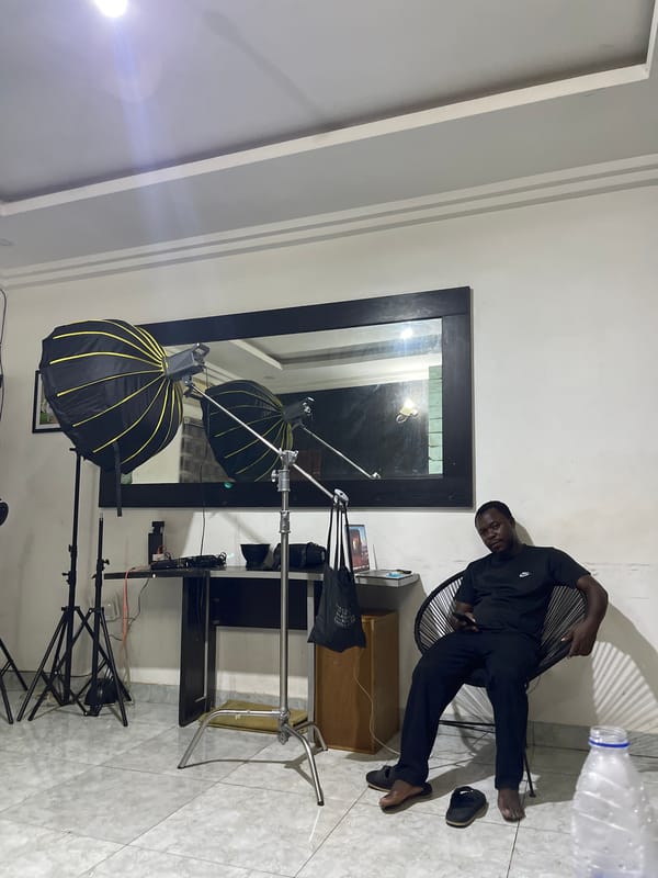 Photography studio session captures portraits in Abuja