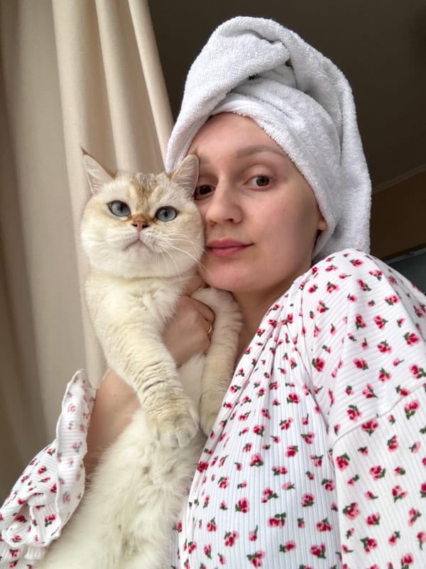 Early morning domestic moments captured in Ufa, Russia