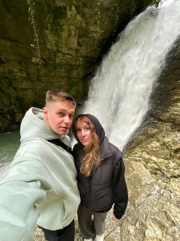Nature walk captures waterfalls, rivers, wildlife at unknown location