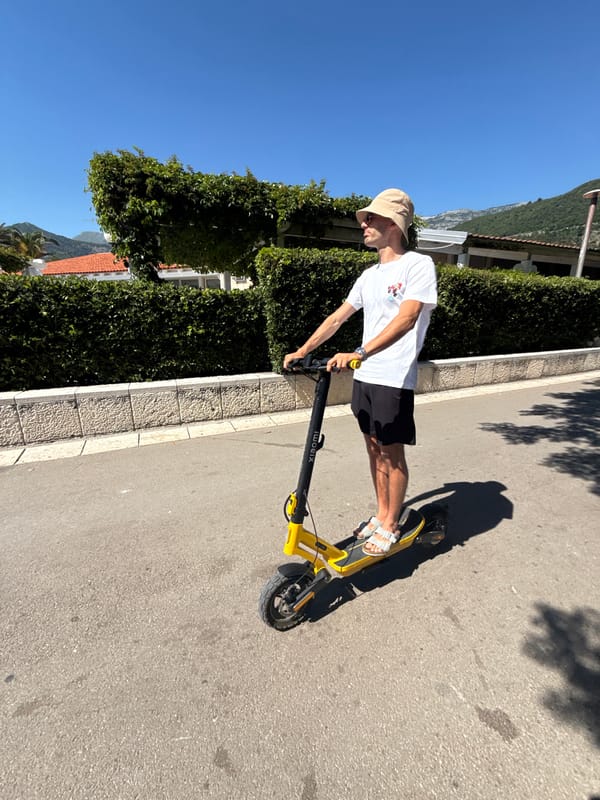 Summer afternoon in Budva's beaches, streets, and public spaces