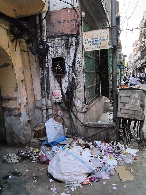 Witness documents contrasting urban scenes across historic Jaipur