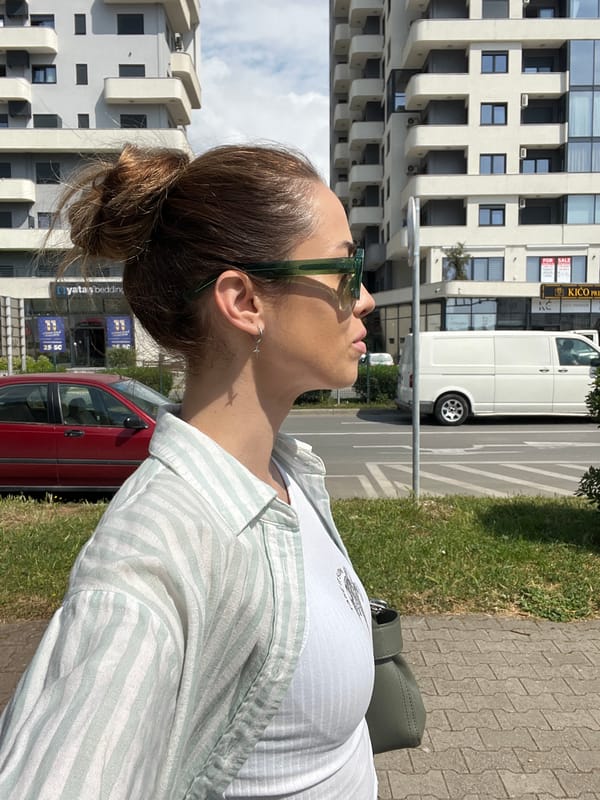 Person photographed in urban Bar, Montenegro setting