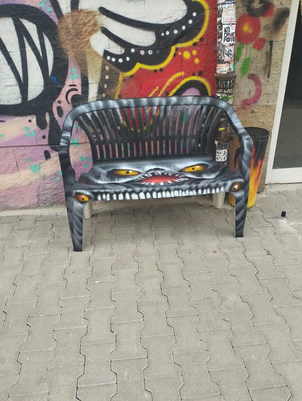 Street art and urban fixtures documented in Sofia