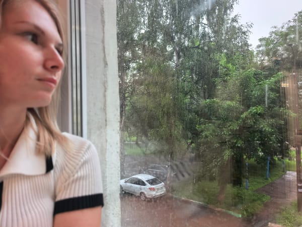 Rainy morning indoors in Sterlitamak, balloon and window vibes.