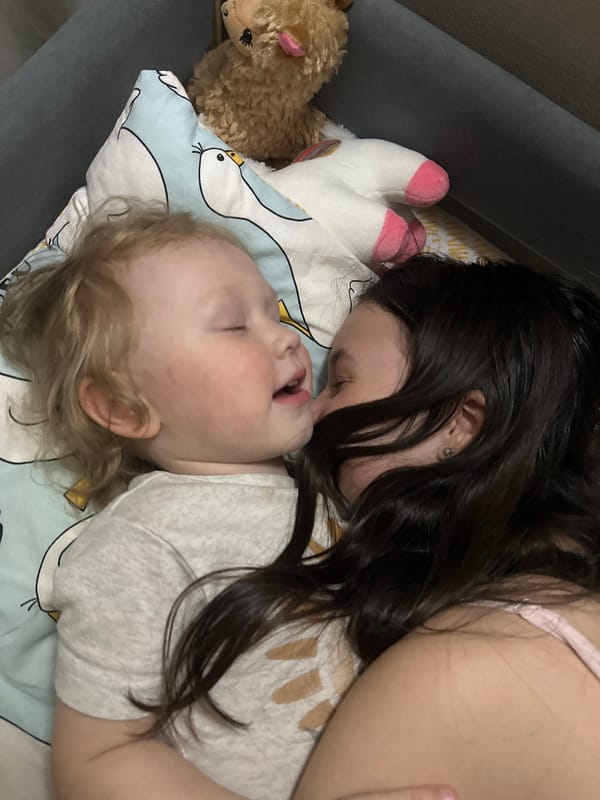 Mother and child share quiet moments in Votkinsk home
