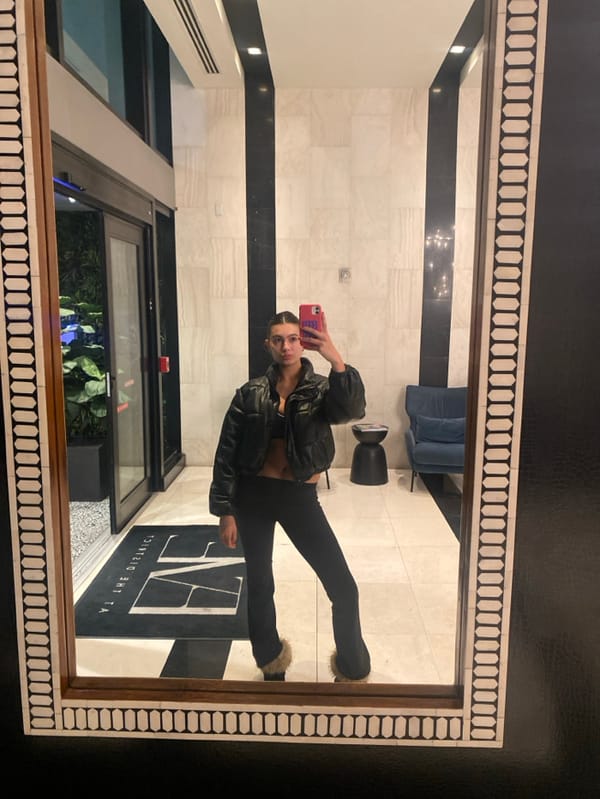 Three Women Spend Late Night Hours Socializing in Miami Lobby