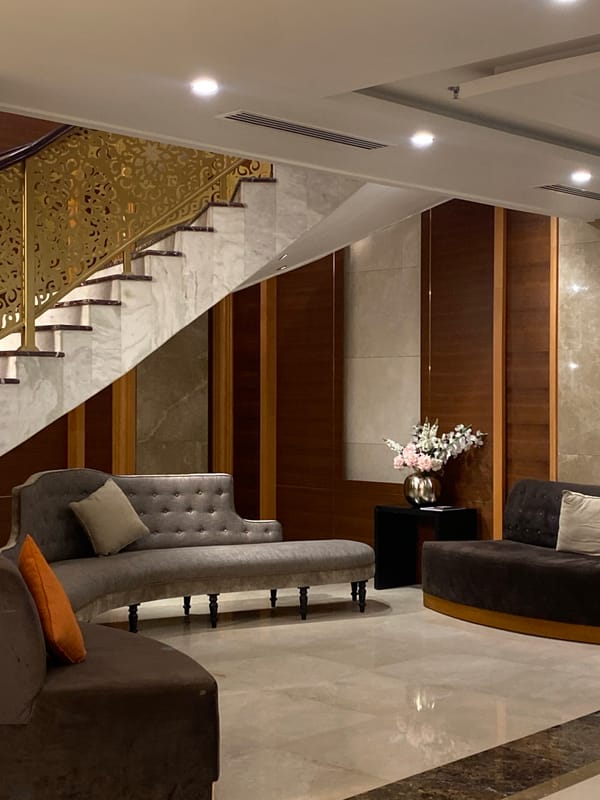 Luxury hotel interior documented in Doha Qatar