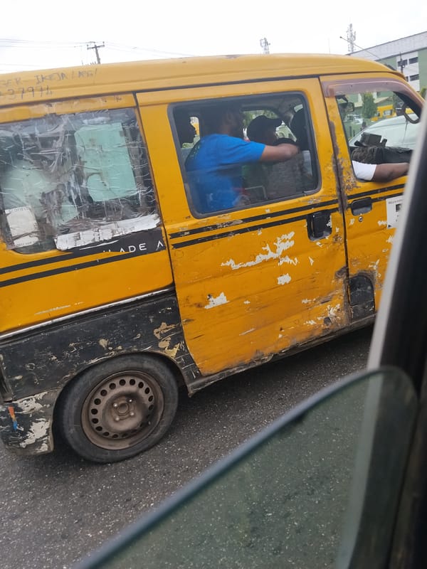 Street life and vehicle journey documented in Ikeja Nigeria