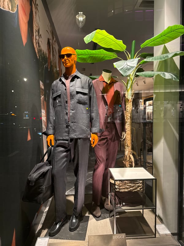 Evening stroll captures London shopping district window displays and street scenes