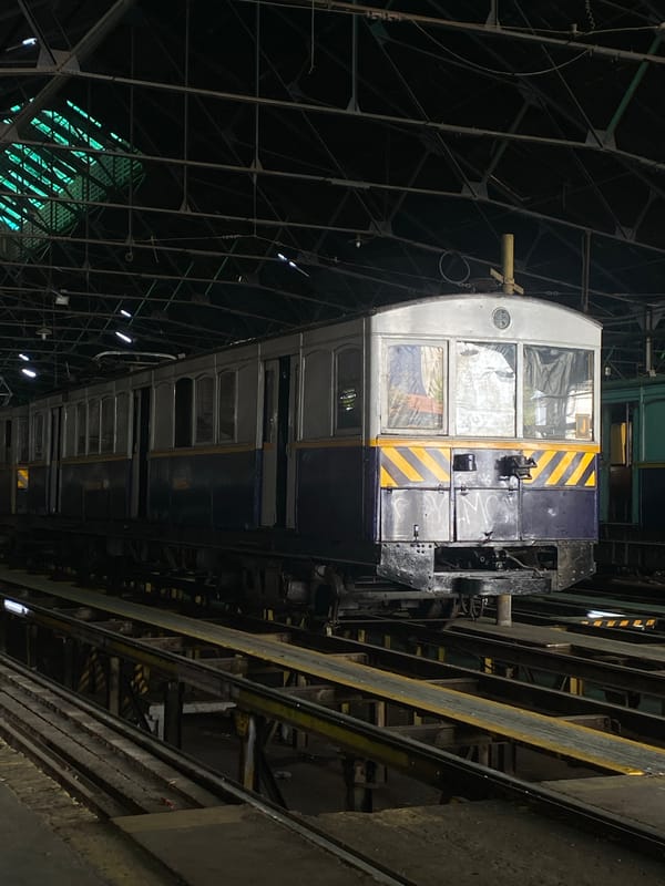 Subway cars spotted at Buenos Aires maintenance workshop