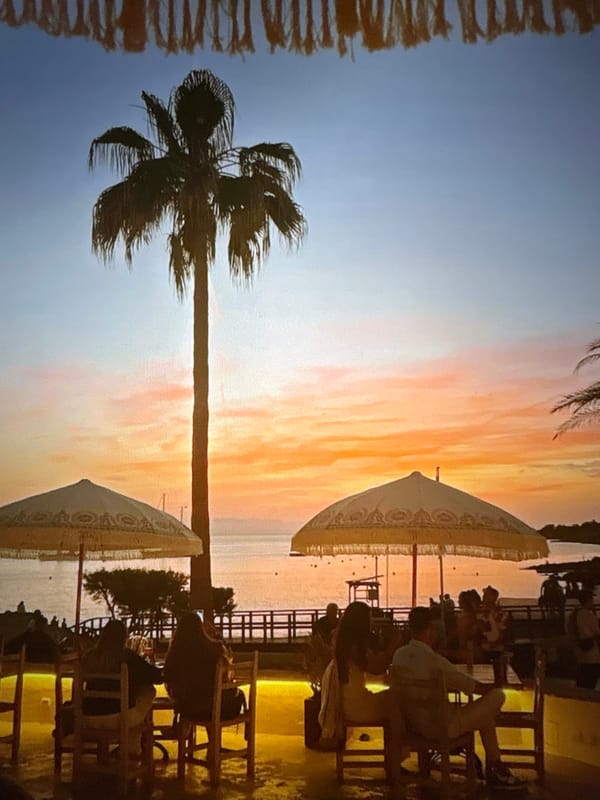 Waterfront DJ event at golden hour, Pori