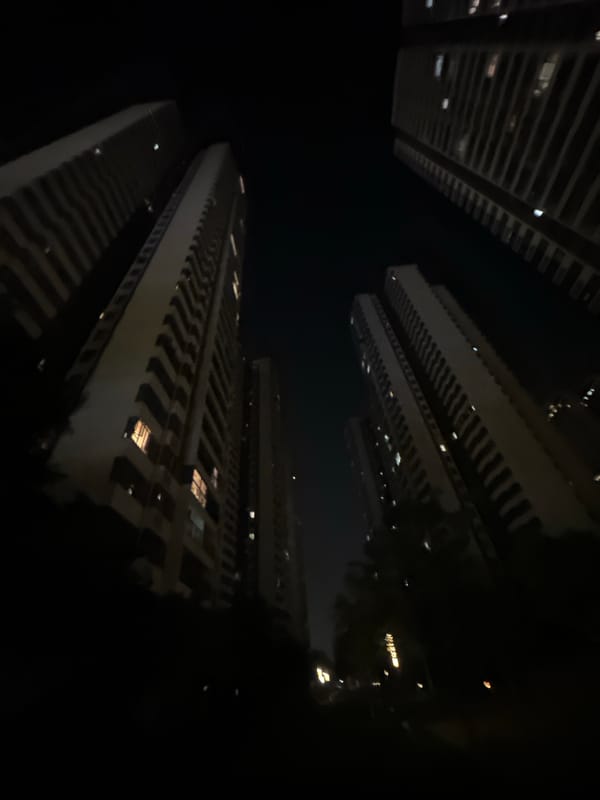 Nighttime urban documentation captured in Chongqing High-tech Zone
