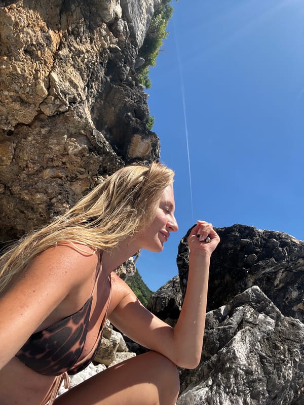 Beach relaxation captured in Prijevor, Montenegro
