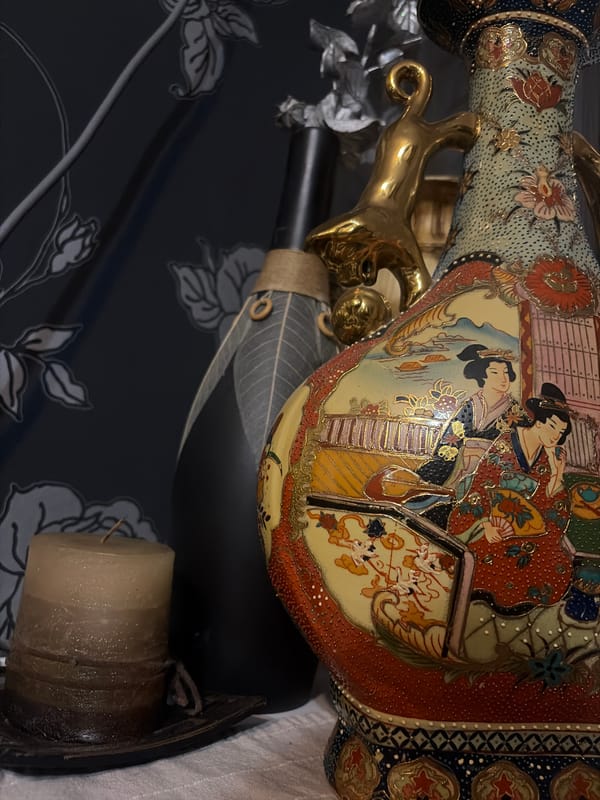 Decorative home items documented in Blagoevgrad interior setting