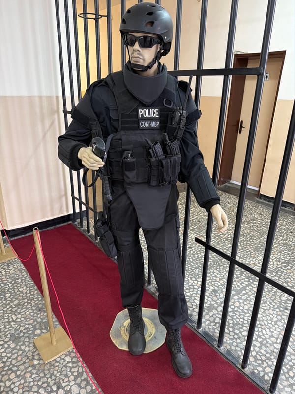 Museum displays police and military uniform mannequins in Bulgaria