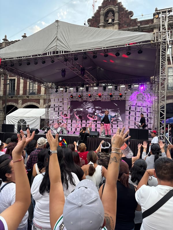 Pride celebration fills Cuernavaca's Zócalo with live performances