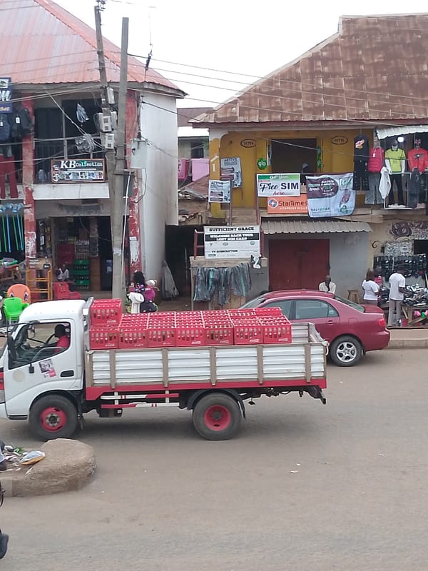 Daily street life documented in commercial district of Bukuru, Nigeria