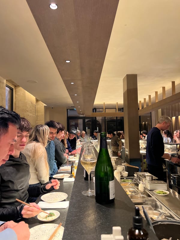 Diners share Asian meal, selfies at Paris restaurant
