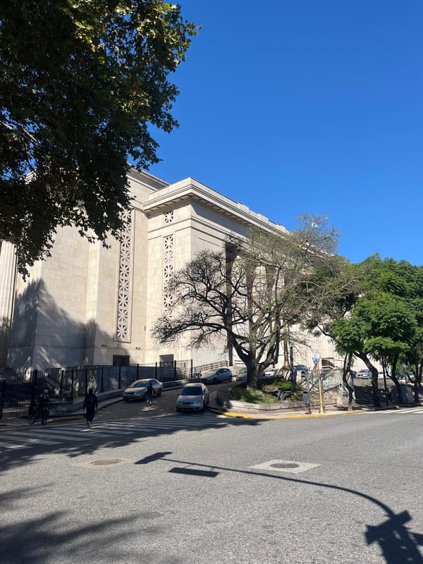 Sunny afternoon documented in Buenos Aires city center