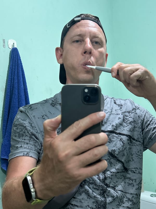 Bathroom selfie and night-blooming Yucca flowers, Dinskaya