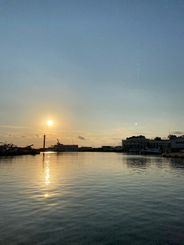 Golden hour strolls along the Sochi waterfront