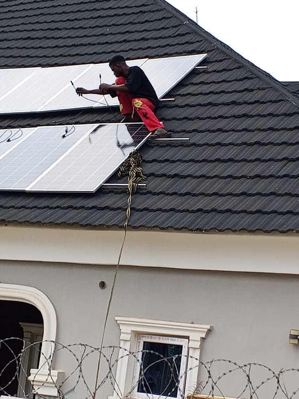 Nigerian communities document solar installation, paperwork, household chores