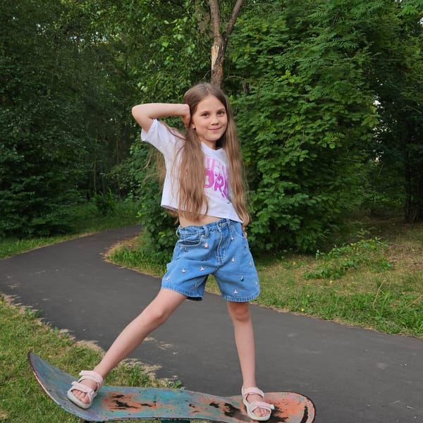 Lazy summer afternoon in a Kemerovo park