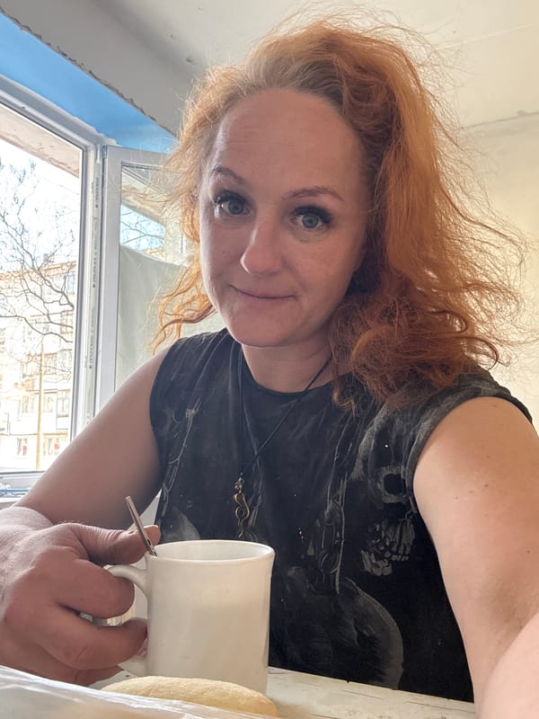 Woman's morning documented across beauty salon visit in Chaikovsky