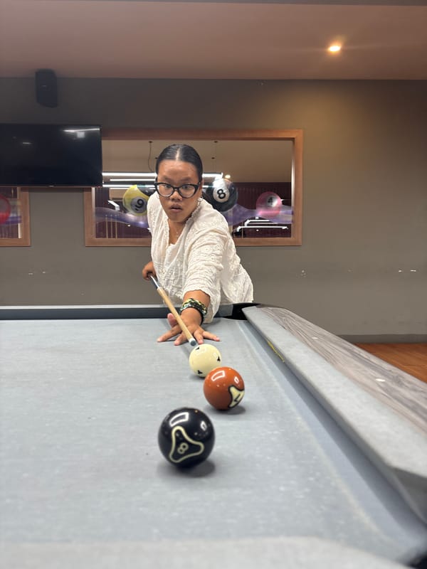 Pool hall session in Kuta Selatan, snacks and games included