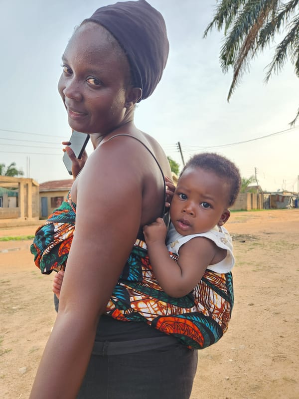 Afternoon street life in Sabon Tasha, Nigeria