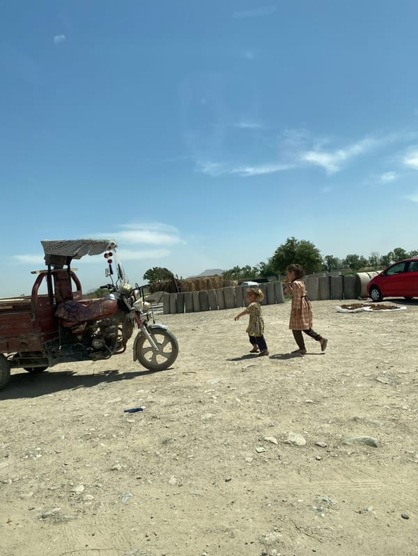 Morning street life documented in Kandahar region Afghanistan