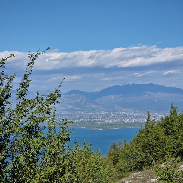 Scenic mountain lake views documented near Arbnež, Montenegro