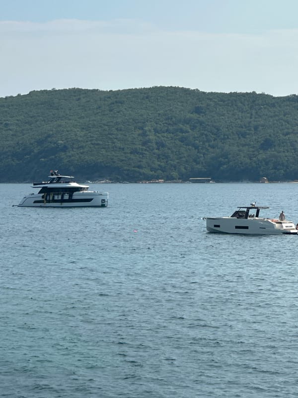 A Budva summer afternoon on the water and shore