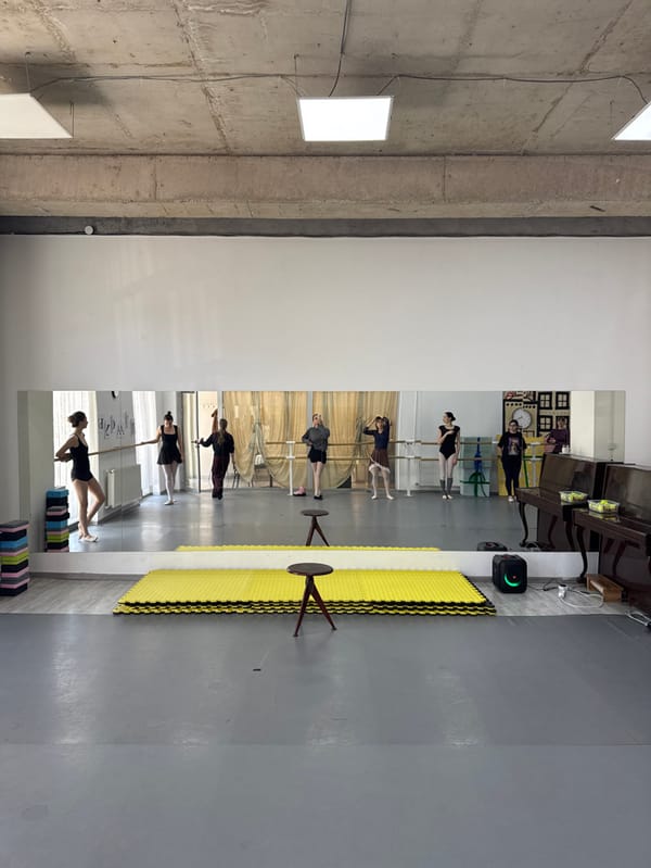 Dance studio sessions and urban scenes documented in Tbilisi