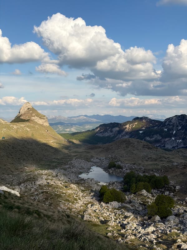 Mountain landscape documented near Pašina voda, Montenegro