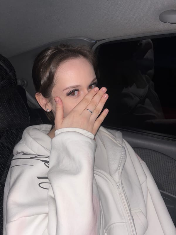 Portrait captured of young person inside car in Semyonov
