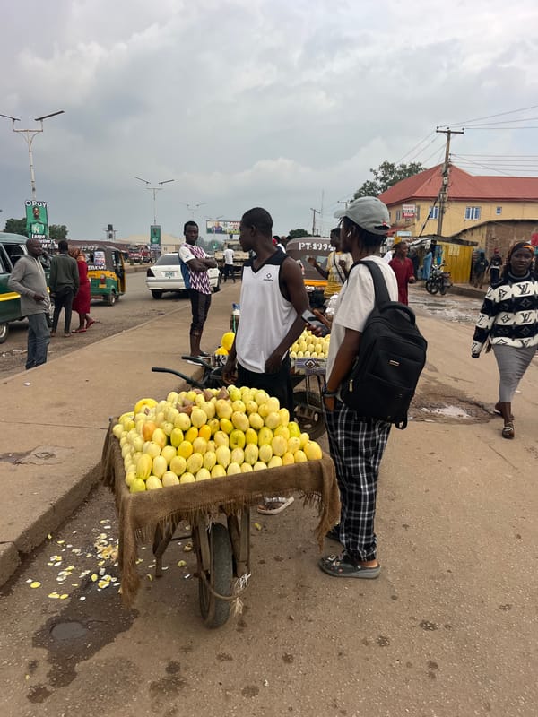 Street life and market bustle in a busy tropical urban area