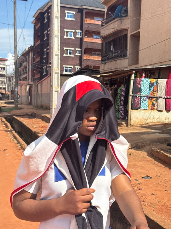 Midday street scenes from Onitsha, Nigeria