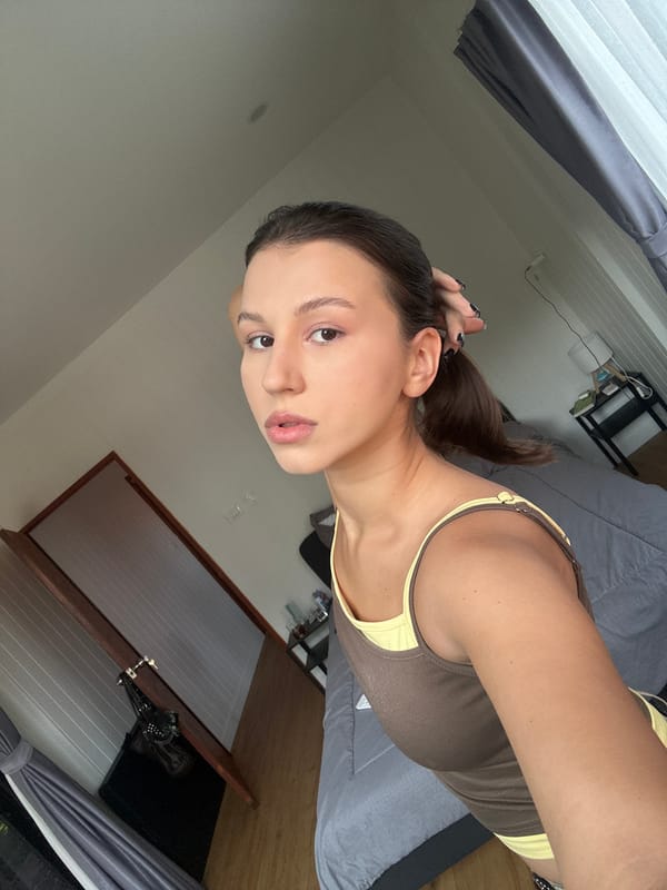 Lazy morning skincare routine in a Si Sunthon bedroom