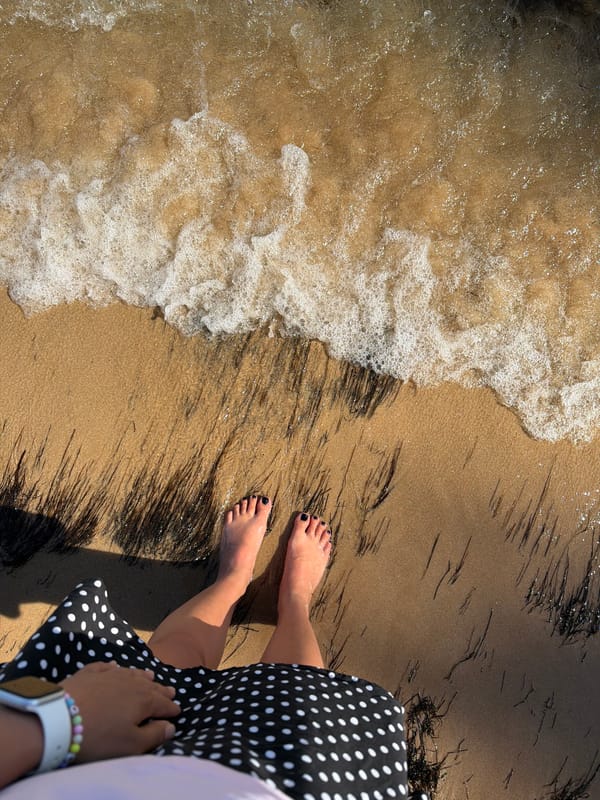 Setúbal's shoreline: sand, anchored boats, and estuary rock formations