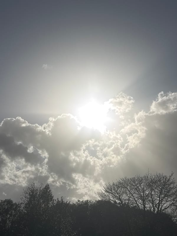 Cloudy afternoon scenes captured near Great Yarmouth cemetery