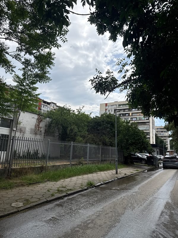 Morning scenes documented across Plovdiv during overcast June day