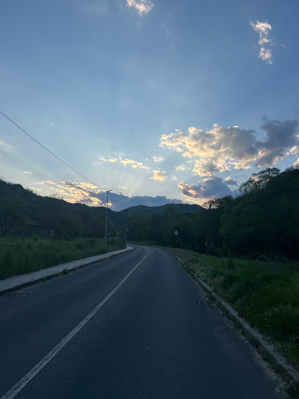 Person documents street scenes during brief walk through Zlatograd