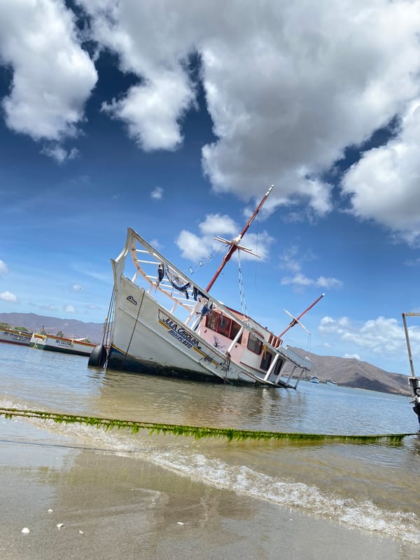 Mother's Day scenes and beached boat documented in Juan Griego
