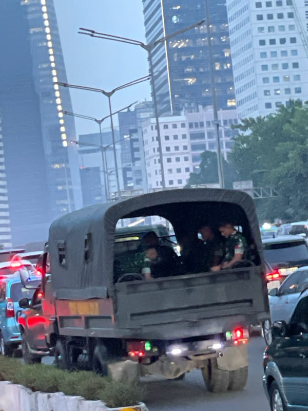 Jakarta morning rush hour and spa sessions documented